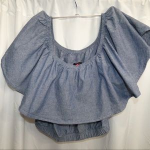Denim Crop Top